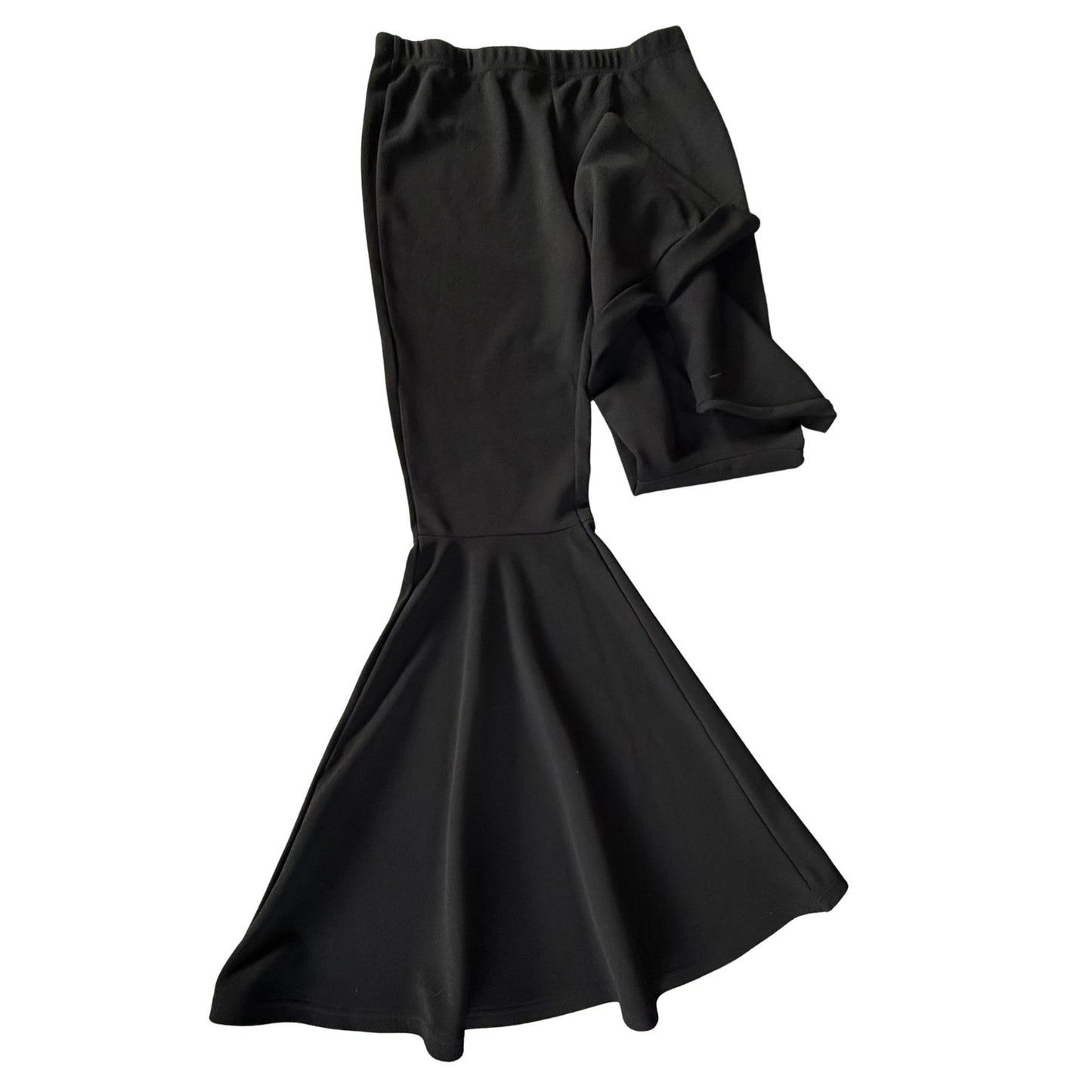 SHEIN Black Flare Pants Women’s X-Large – Elastic Waist