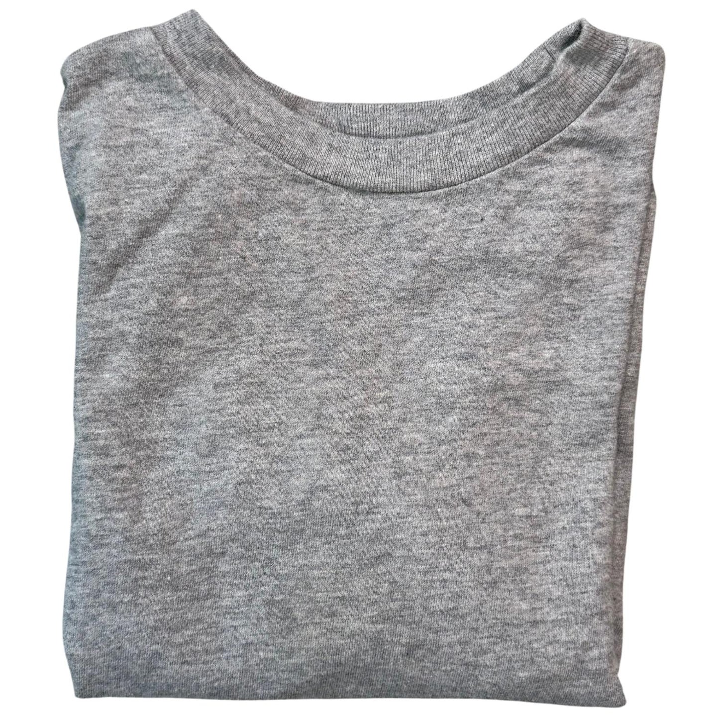 Cherokee boys size 5T heather gray long sleeve shirt folded view