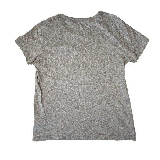 Gray Converse short sleeve shirt back view