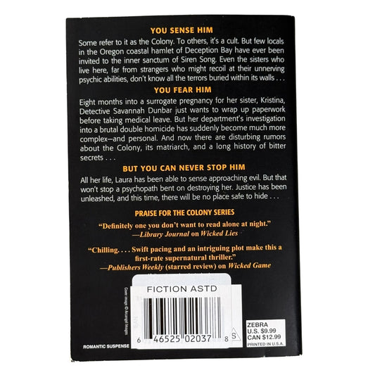 Lisa Jackson & Nancy Bush Something Wicked Paperback Book | Romantic Suspense