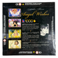 Back of the Angel Wishes – Garden of Eden 1000-piece puzzle box by Kathleen Francour, showing additional artwork details, product information, and manufacturer text. Box shows light wear and is taped for security.