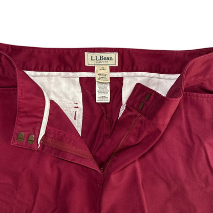 L.L.Bean Curvy Fit women’s size 12 M/Tall tag and double hook closure