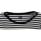 Pre-Owned Long Sleeve T-Shirt Brand: Old Navy Size: Big girl size 8 Color: Black and white stripes Features: Long sleeves, round neck, cute stripes, ribbed Material:  60% Cotton, 40% Polyester Condition:  Gently used, good condition.   Online thrift store - Our Families Attic