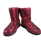UGG Classic Sparkle Sequin Boots in RBR Red styled for holiday outfit – Limited Edition