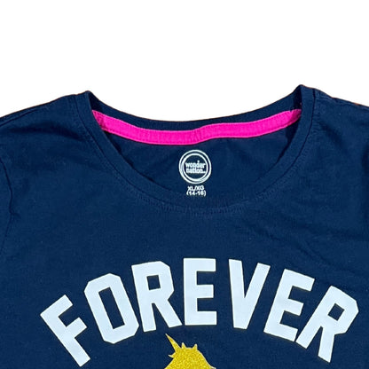 Wonder Nation Blue Magical Unicorn Graphic T-Shirt – Girls Size XL (14–16)