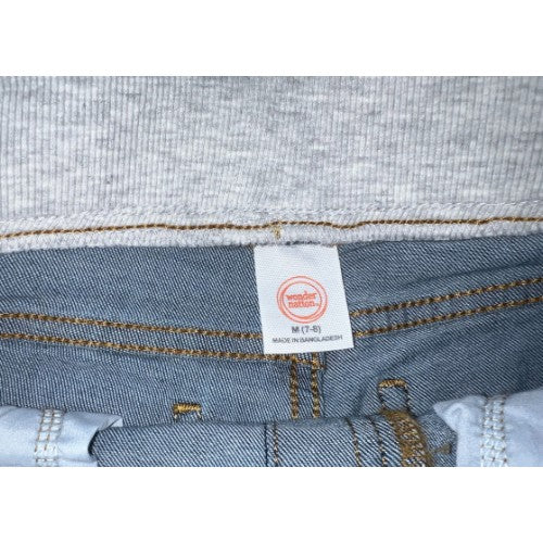 Pre-Owned Jean Shorts Brand: Wonder Nation Size: Big girl Medium (7-8) Color: Blue Jean Features: Elastic waist, rolled cuff, 5 pockets, stretchy jean Material: 70% cotton, 28% polyester, 1% Spandex Condition:  Excellent Used. Online thrift store - Our Families Attic