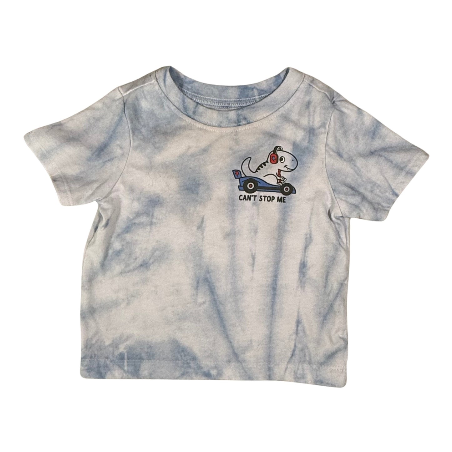 Baby boy graphic designs can't stop me dinosaur shirt