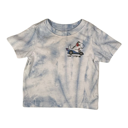 Baby boy graphic designs can't stop me dinosaur shirt