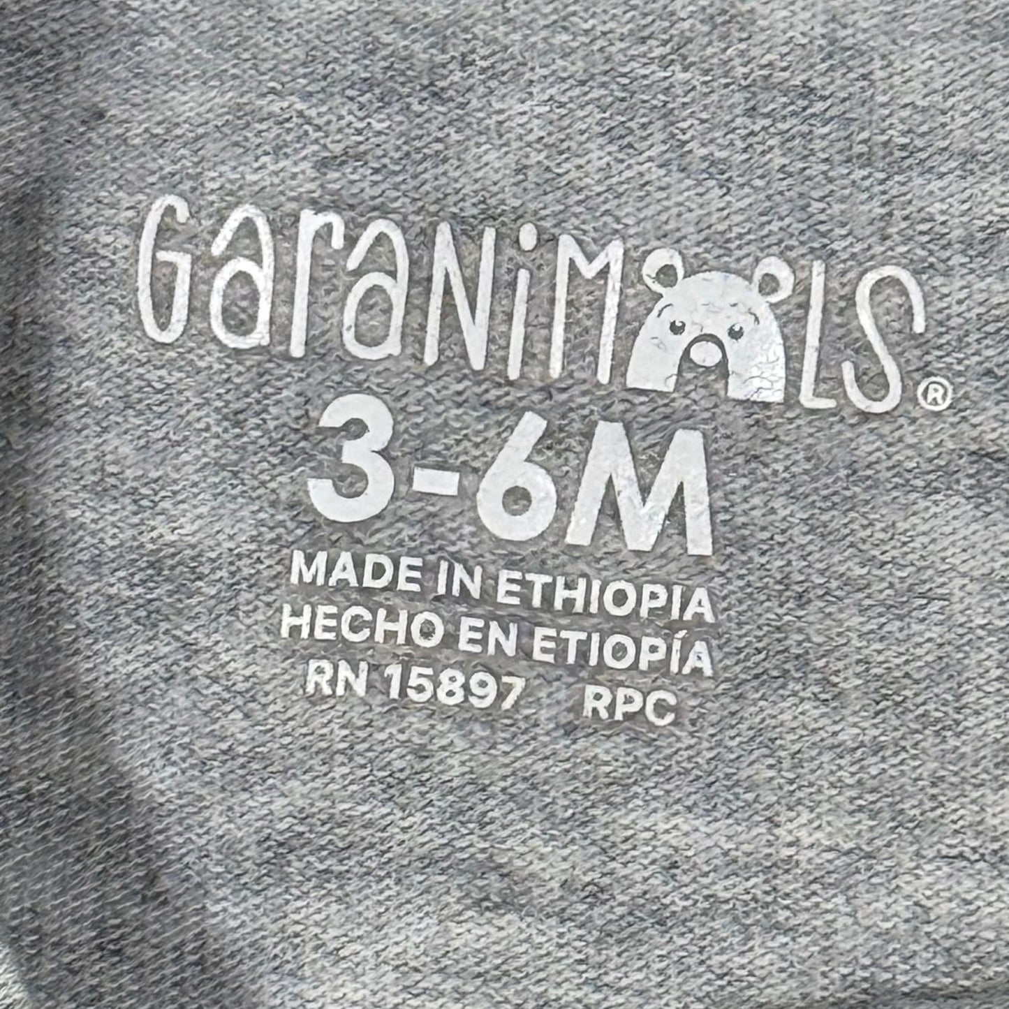 Baby Boy 3–6 Months T-Shirt Lot of 3 | Garanimals Graphic Tees Yellow Gray Blue