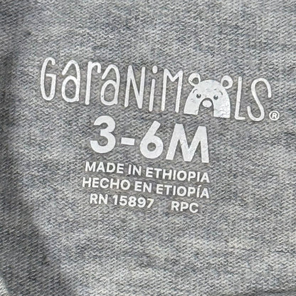 Baby Boy 3–6 Months T-Shirt Lot of 3 | Garanimals Graphic Tees Yellow Gray Blue
