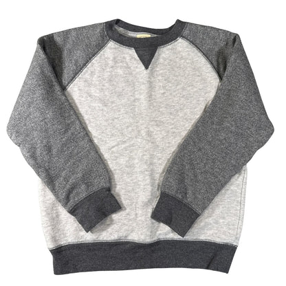 Faded Glory boys size 8 medium two-tone gray long sleeve sweatshirt