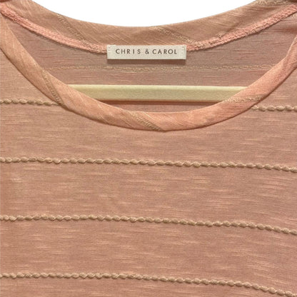 Chris & Carol brand tag on women's size Large babydoll top.
