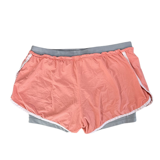 Back view of Nike athletic running shorts