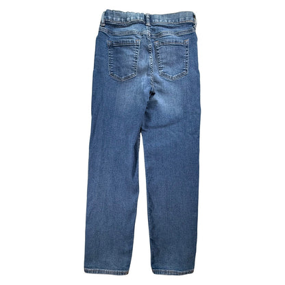 Back view of Old Navy boys size 10 Karate Slim jeans with back pockets