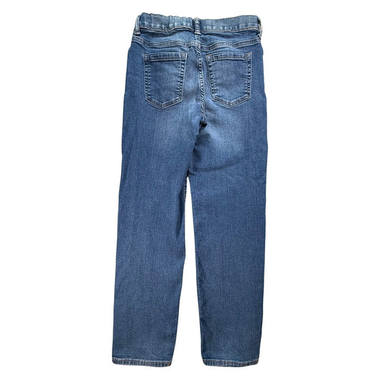 Back view of Old Navy boys size 10 Karate Slim jeans with back pockets