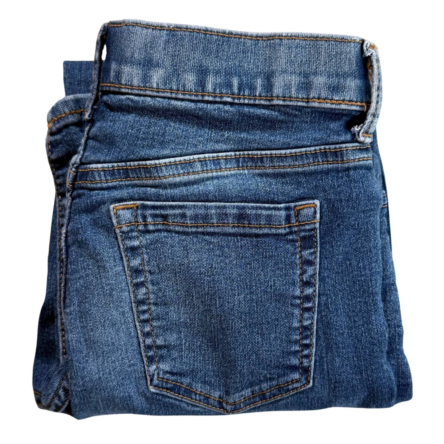 Folded Old Navy boys size 10 Karate Slim medium wash blue jeans