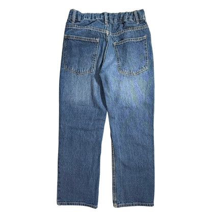 Back view of Roebuck and Co. boys medium-wash husky jeans size 10H