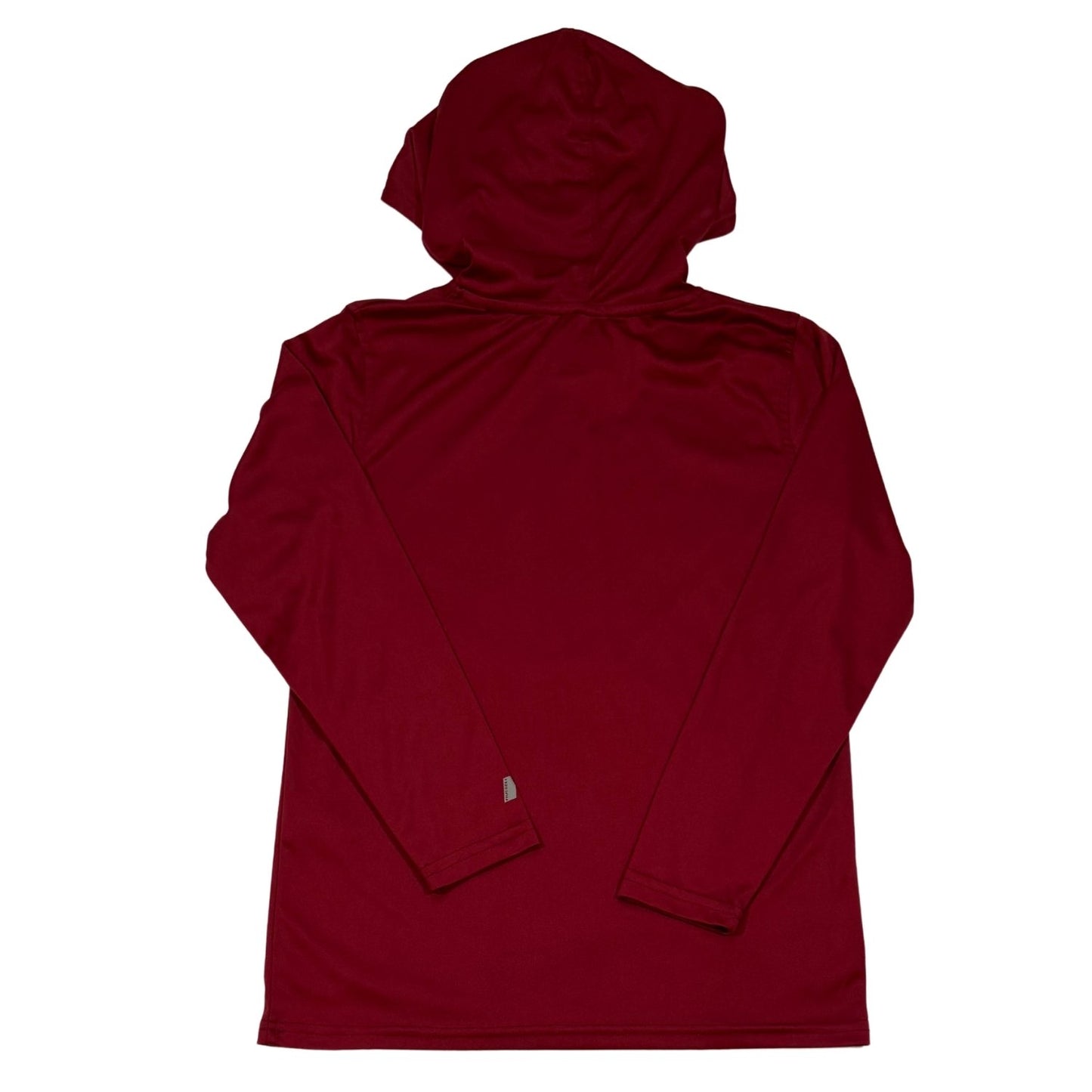 Back view of Russell Arkansas Razorbacks boys red performance hoodie size 8