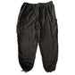 Back view of Time and Tru black women’s cargo joggers size large with elastic waist