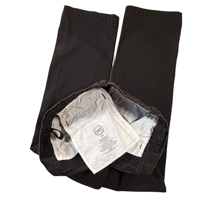 Inside view of Wonder Nation boys black uniform pants size 10R with adjustable waistband