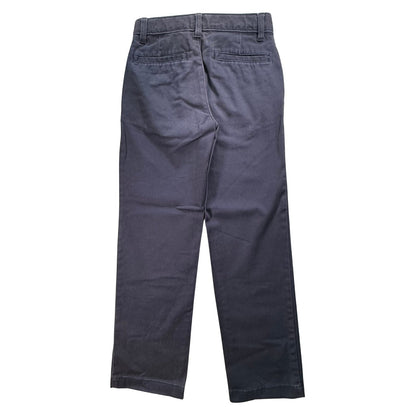 Back view of Wonder Nation boys size 10R dark navy chino pants