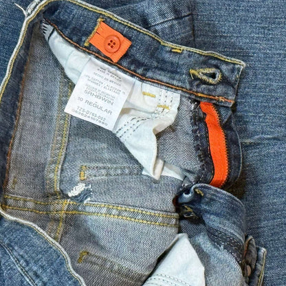 Adjustable waistband detail on Wrangler boys size 10 jeans