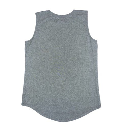 Disney Descendants Sleeveless T-Shirt (Est. Orig. Retail Price $9.00) Size: Big Girl Large Color: Dark gray Print: Descendants characters Features: Sleeveless, tank top Material: 60% Cotton, 40% Polyester Condition: Gently Used, minor pilling around arm opening, back - Our Families Attic