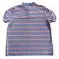 St. John's Bay Blue and Orange Striped Short Sleeve Polo (Est. Retail Price $50.00) Size: Men's XXL Color: Orange and Blue Features: Short sleeve Collar 2-Button Polo Material: 100% Cotton Condition: Well-Loved used back - Our Families Attic