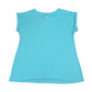 The Children's Place Solid Blue Turquoise Shirt Big Girl Size XXL 16 Color: Turquoise/blue Rolled No-Sleeve Condition: Well-Loved, some pilling, and a couple of small pen marks used back - Our Families Attic