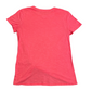 ime and Tru Pink Tie-Up T-shirt (Est. Orig. Retail Price $11.50) Size: Misses Small 4-6 Color: Pink Print: Solid Features: Thin & Soft fabric, Short sleeve, Twisted tie-up in front Material: 57% Cotton, 43% Polyester Condition: Gently Used, back - Our families Attic