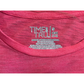 ime and Tru Pink Tie-Up T-shirt (Est. Orig. Retail Price $11.50) Size: Misses Small 4-6 Color: Pink Print: Solid Features: Thin & Soft fabric, Short sleeve, Twisted tie-up in front Material: 57% Cotton, 43% Polyester Condition: Gently Used, tag - Our families Attic