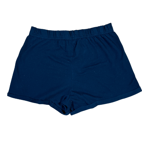 Wonder Nation Black Play Shorts  (Est. Orig. Retail Price $6.94) Girls Size XL 14-16  Color: Black  Print: Solid  Features: Elastic waist, Decorative bow on the waistband, rolled hem  Material: 60% Cotton 40% Polyester   Condition:  Well-Loved, signs of wear and pilling back - Our Families Attic